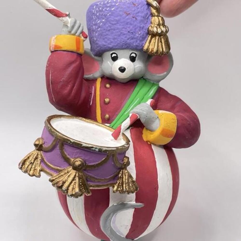 Dept 56 Mouse King Nutcracker Soldier Christmas Ornament VTG 1991 Hand Painted